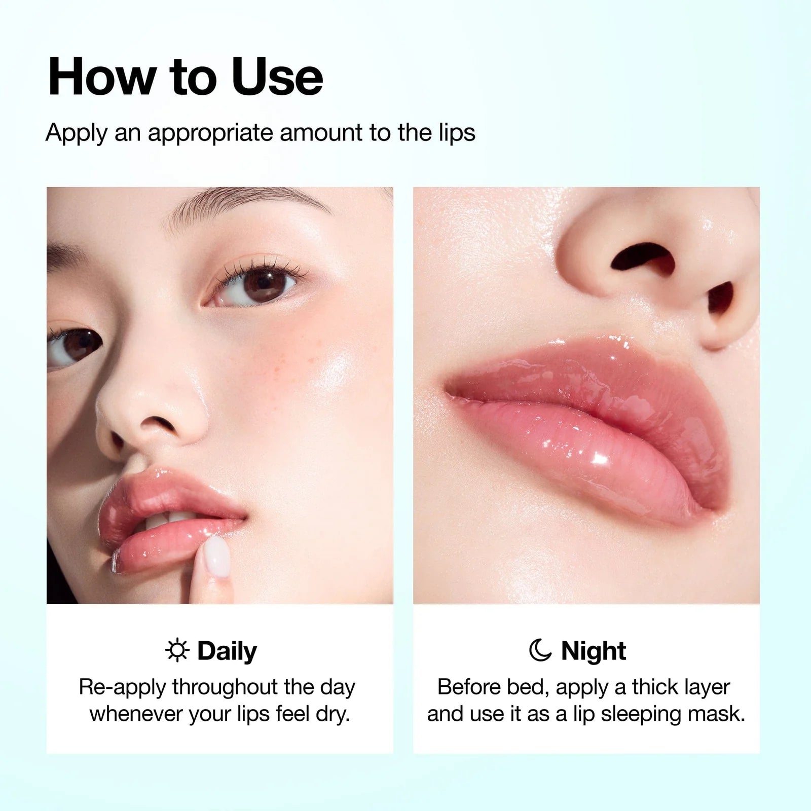 K-beauty läppserum med kollagen och hyaluronsyra