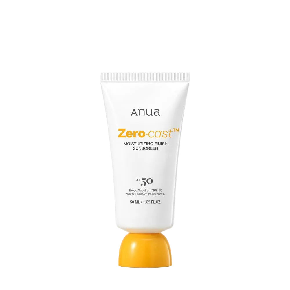 ANUA Zero-cast Moisturizing Finish Sunscreen 50ml packaging