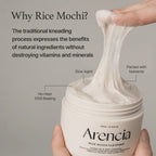 Arencia Rice Mucin Cleanser med snail mucin och rispuder – stärker hudbarriären