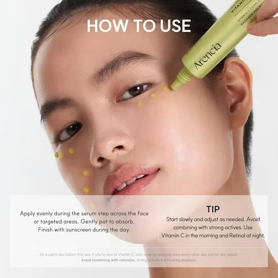 Brightening serum med 3-O-Ethyl Ascorbic Acid