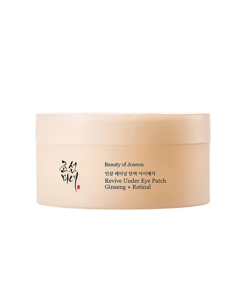 Beauty of Joseon Revive Eye Patches Ginseng + Retinal 60 pcs med hydrogel, ginseng och retinal för ögonområdet