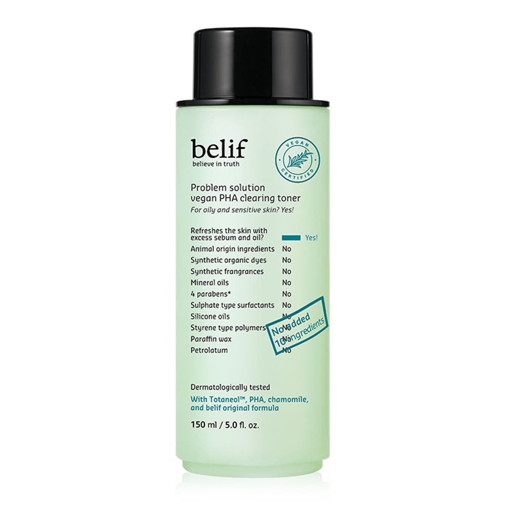 Belif Problem Solution Vegan PHA Clearing Toner 150ml – product front