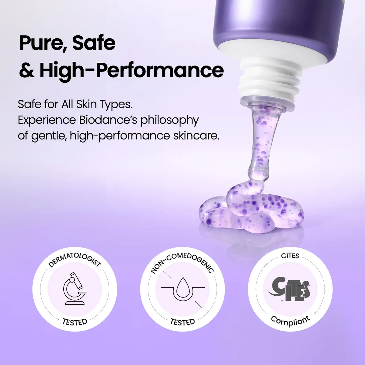 Dermatologically tested BIODANCE Caviar PDRN Capsule Cream for all skin types