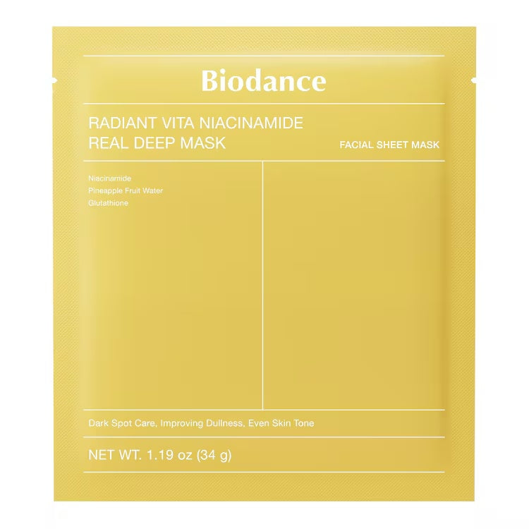 Biodance Radiant Vita Niacinamide Real Deep Mask 34 g