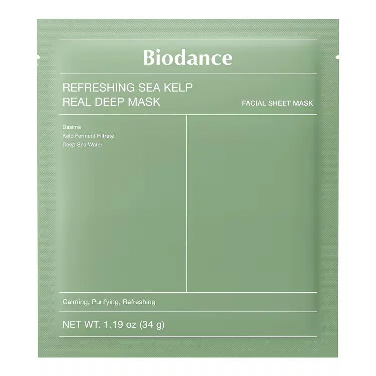 BIODANCE Refreshing Sea Kelp Real Deep Mask 34 g singelförpackning