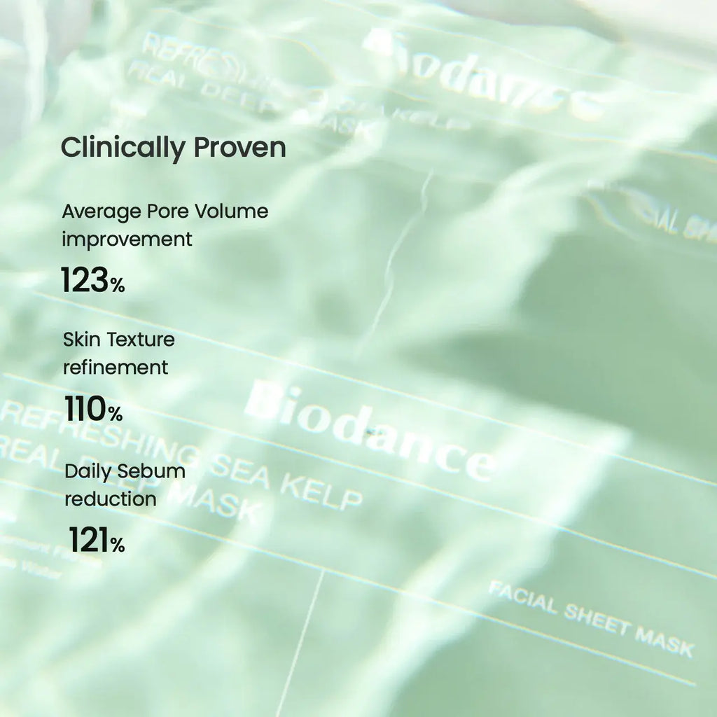 BIODANCE Sea Kelp Mask för porer, hudstruktur och talgbalans