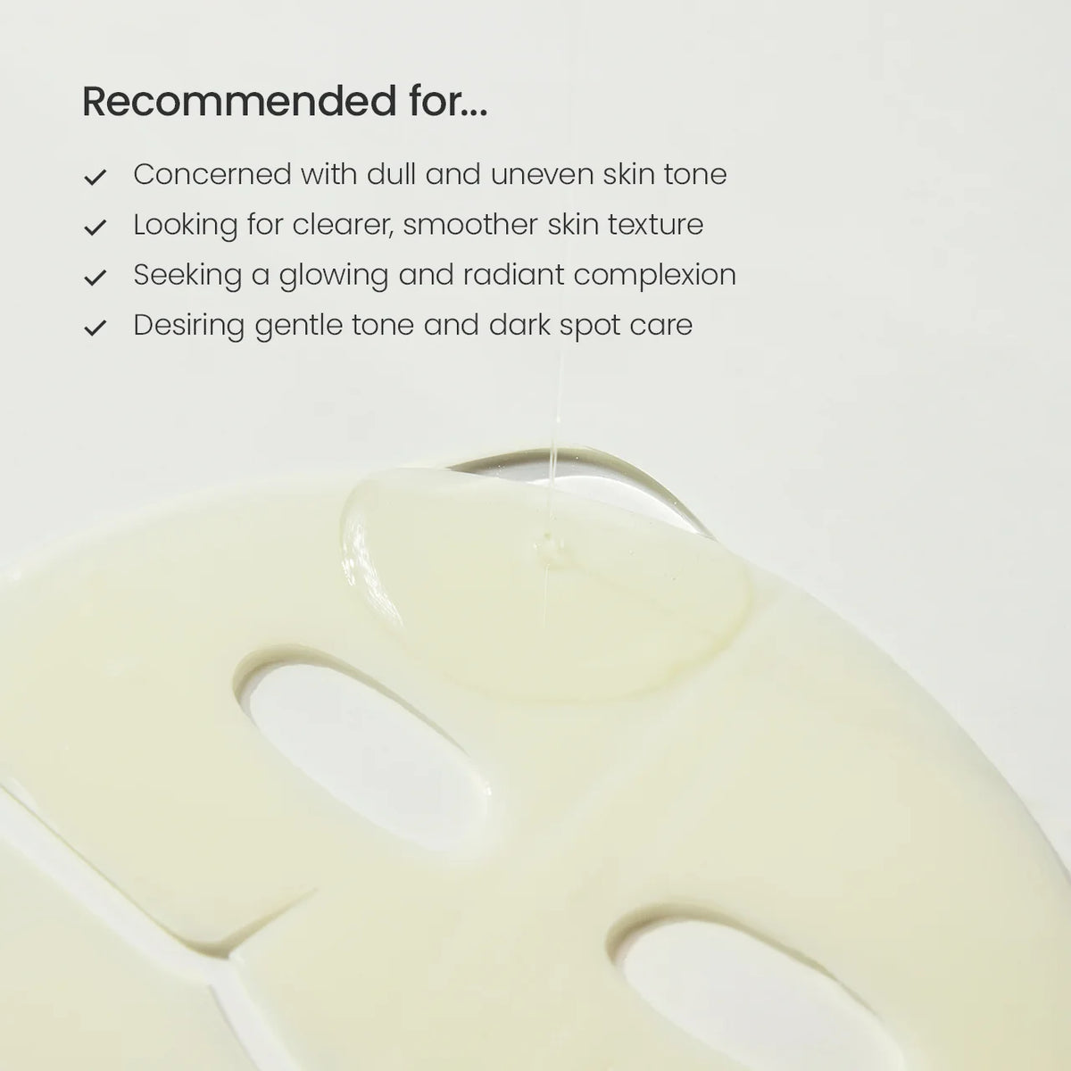 Biodance Vita Niacinamide maske for ujevn hudtone