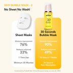 Leave-on ansiktsmask som ger glow och jämnare hudton