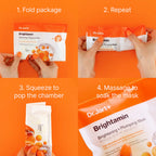 Brightening face mask that helps reduce visible dark spots