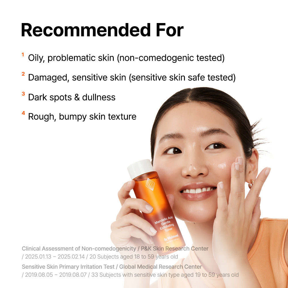 By Wishtrend exfoliating toner med mandelsyra för klarare och mjukare hud