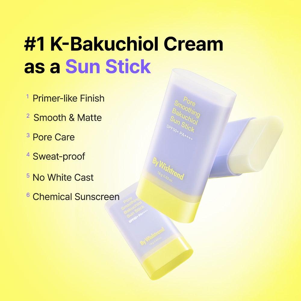 By Wishtrend sunscreen stick för jämn hudtextur och glow