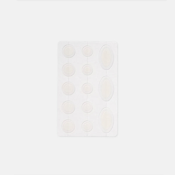 Tunna hydrocolloid patches som hjälper till att skydda problemområden