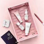 Mini skincare kit från SKIN1004 som hjälper till att minska synliga porer och återfukta huden