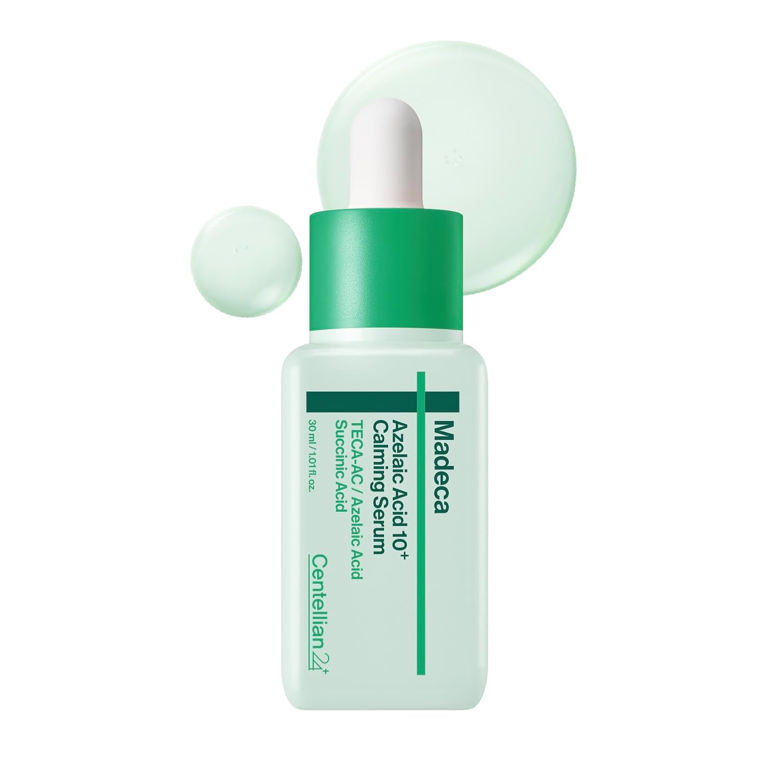 Centellian24 azelaic acid serum 10% 30 ml, koreansk hudvård som reducerar acne, rodnad och ojämn hudton.