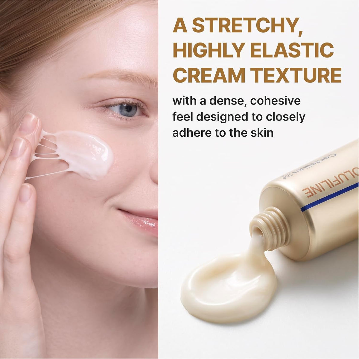Elastisk tekstur på Centellian24 Core Voluming Cream