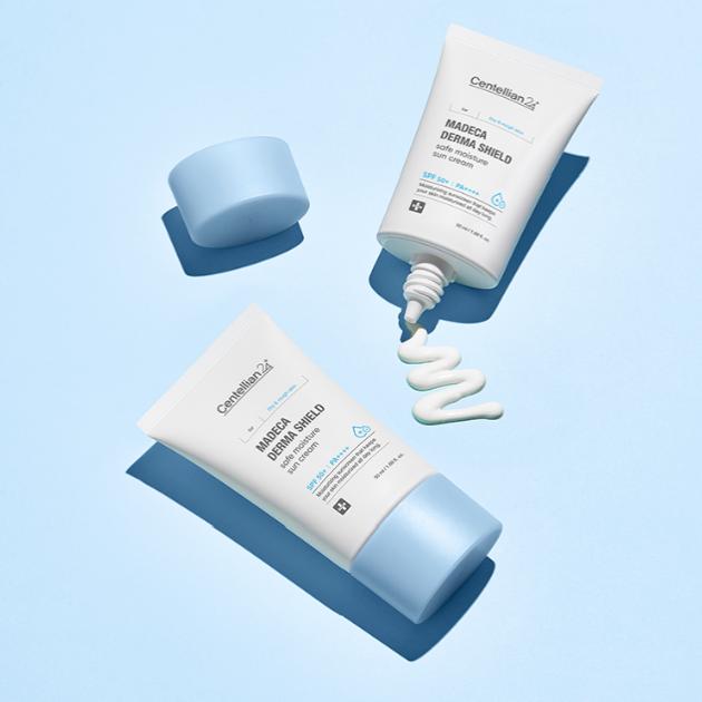 Centellian24 solskydd ansikte 50 ml med glow, lätt ansiktskräm som skyddar mot solen och ger återfuktad hud.