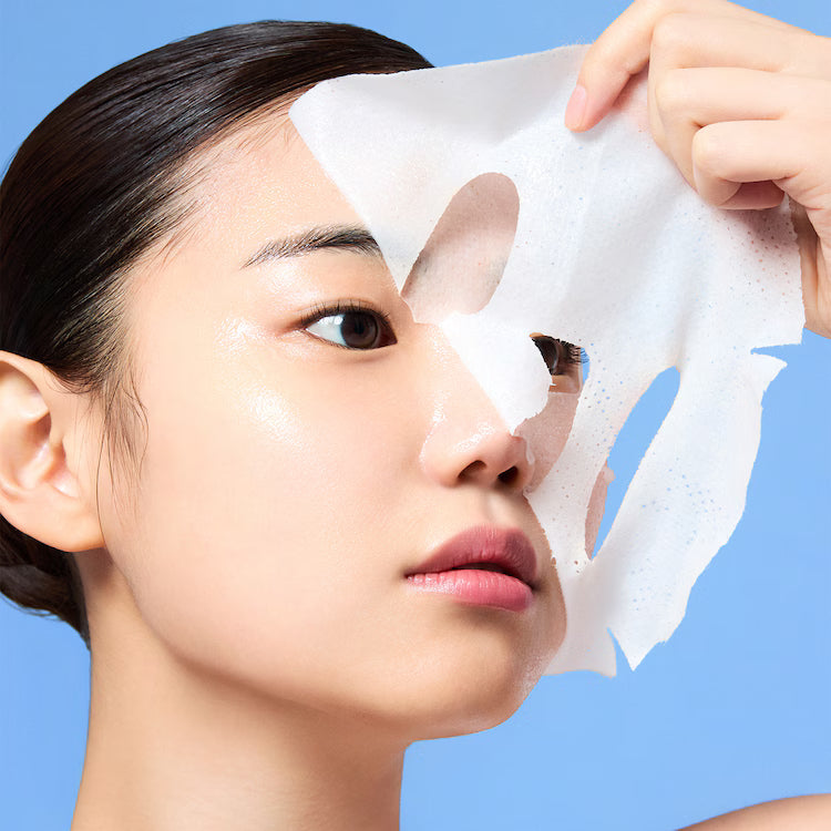 Koreansk sheet mask med hyaluronsyra och Centella Asiatica för mjuk och återfuktad hud