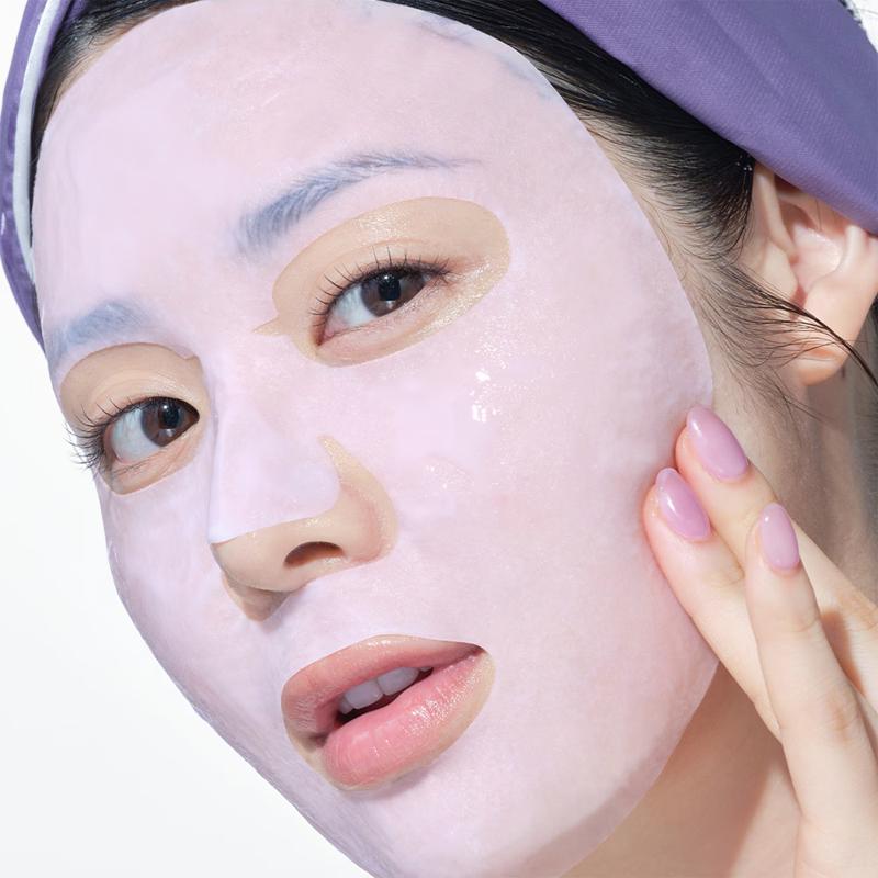 Collagen face mask for elasticity and healthy glow