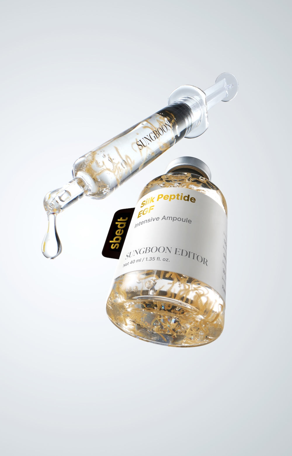 Collagen and gold ampoule for anti aging skincare