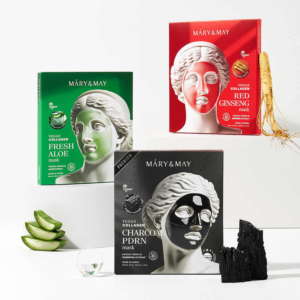 Kylande hydrogelmask med aloe som återfuktar huden och ger en fräsch och svalkande känsla