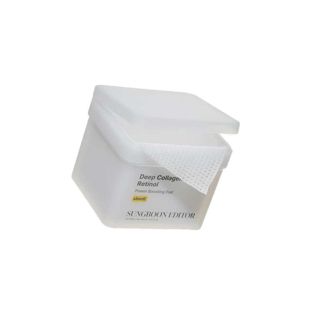 Cooling collagen toner pads for hydration and elasticity care