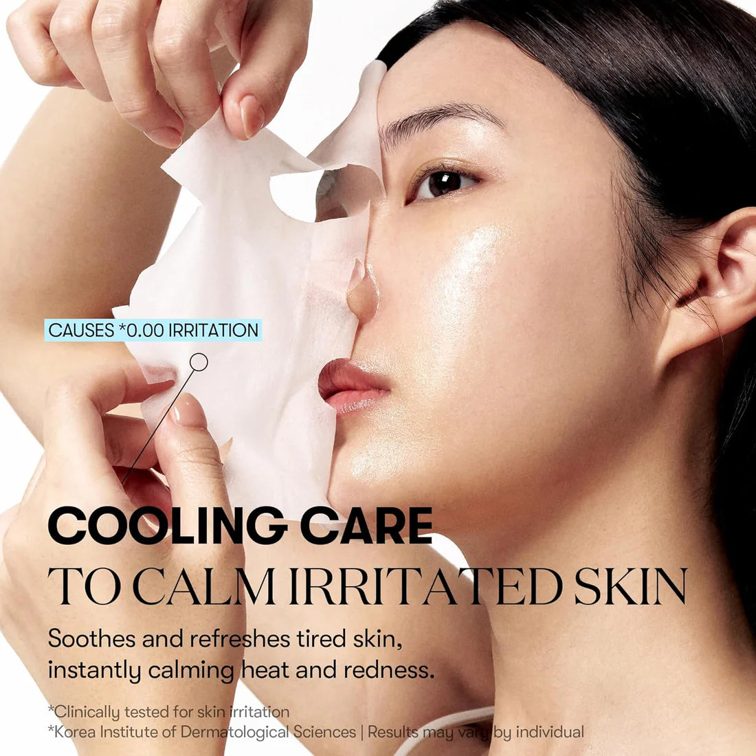 Cooling sheet mask that helps calm redness and irritation