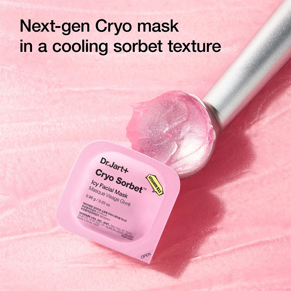 Cooling sheet mask for sensitive and irritated skin