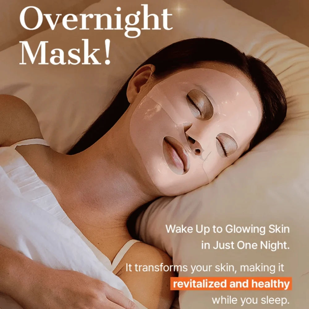 COSRX 5 PDRN Hyaluronic Acid Hydrogel Mask som overnight mask