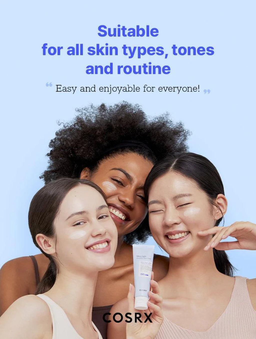 Daglig solkräm med SPF50+ och semimatt finish