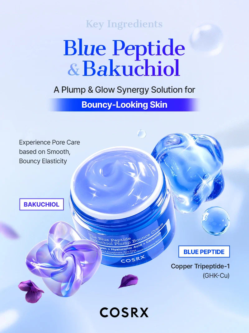 Återfuktande Blue Peptide Cream för känslig hud