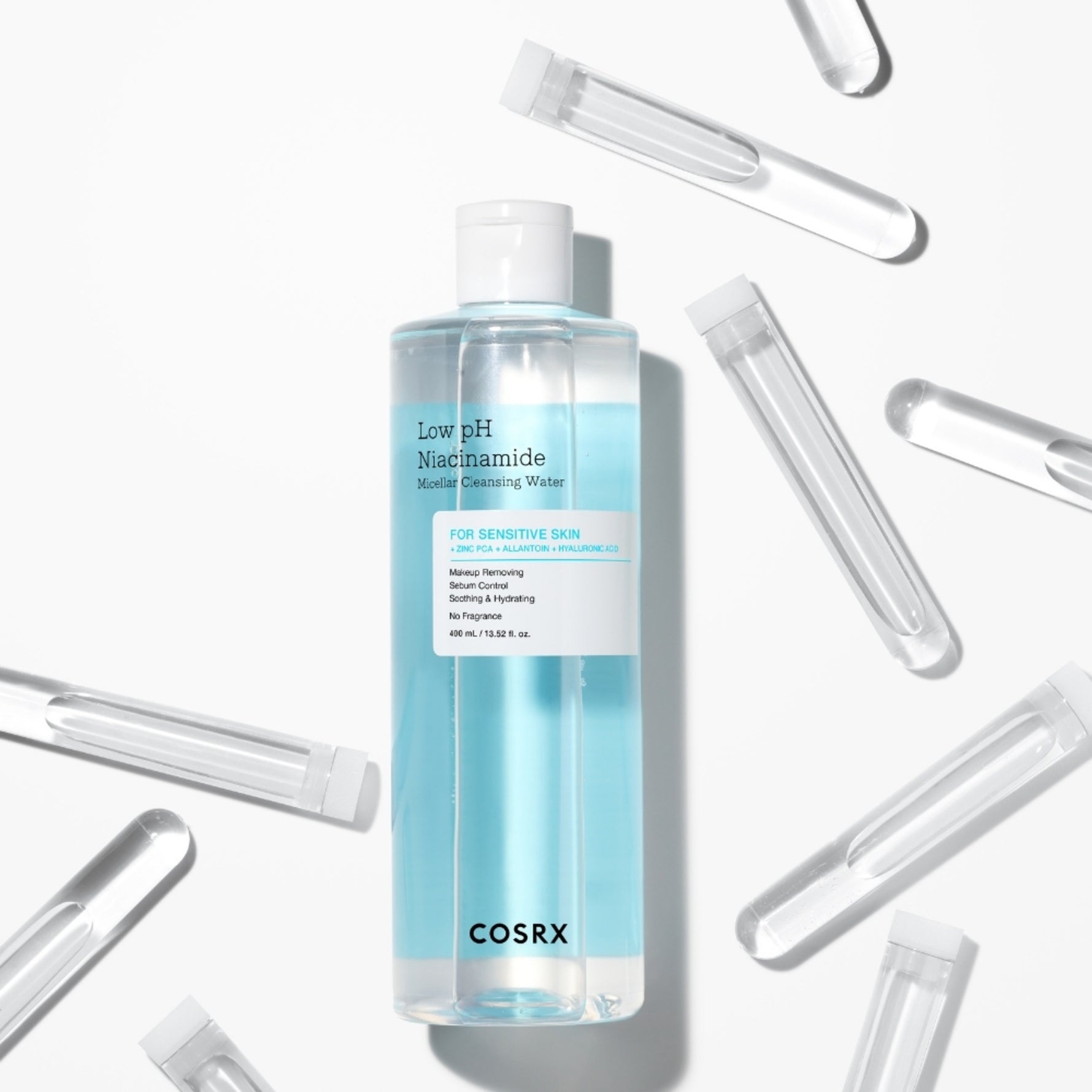 COSRX Micellar Cleansing Water som skonsamt avlägsnar makeup och SPF