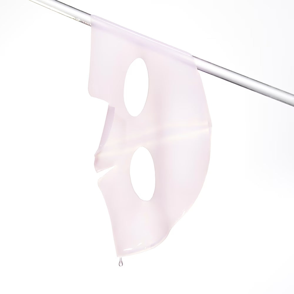 Flexible pink COSRX hydrogel mask with hydrating essence