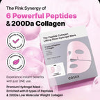 COSRX hydrogel mask with six peptides and low-molecular collagen