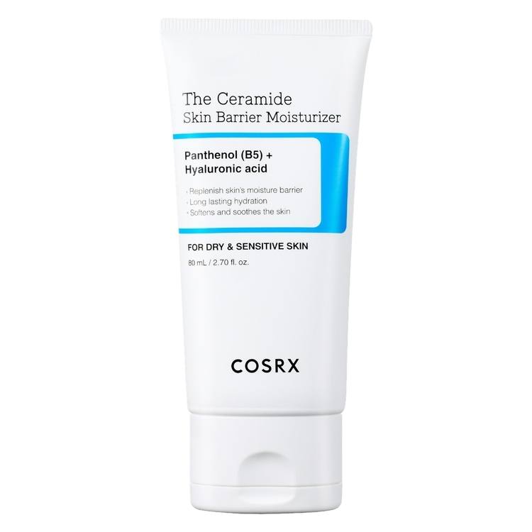 COSRX The Ceramide Skin Barrier Moisturizer 80ml med 5 ceramider som stärker hudbarriären och ger långvarig återfuktning