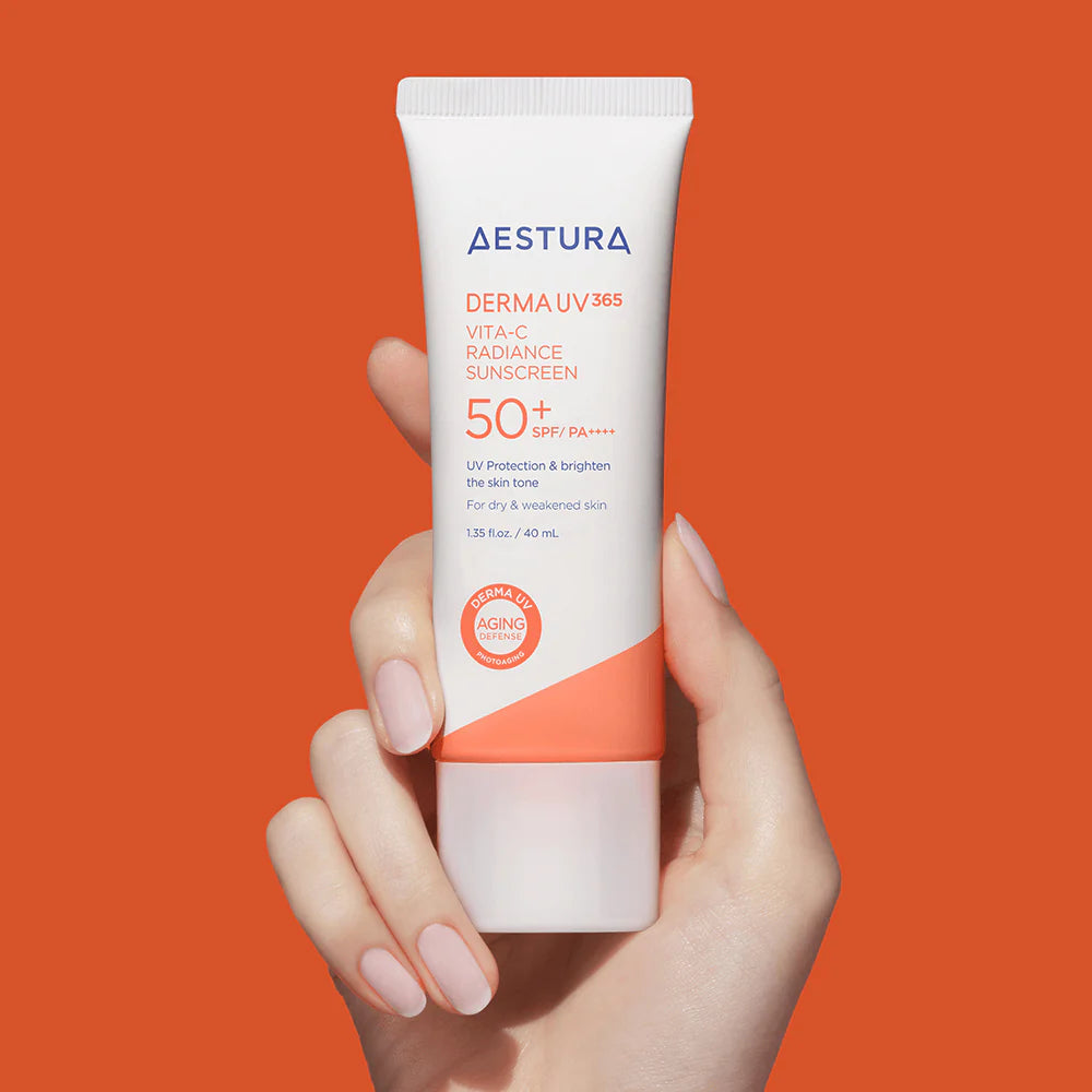 Daily SPF50+ sunscreen for glow and skin barrier care
