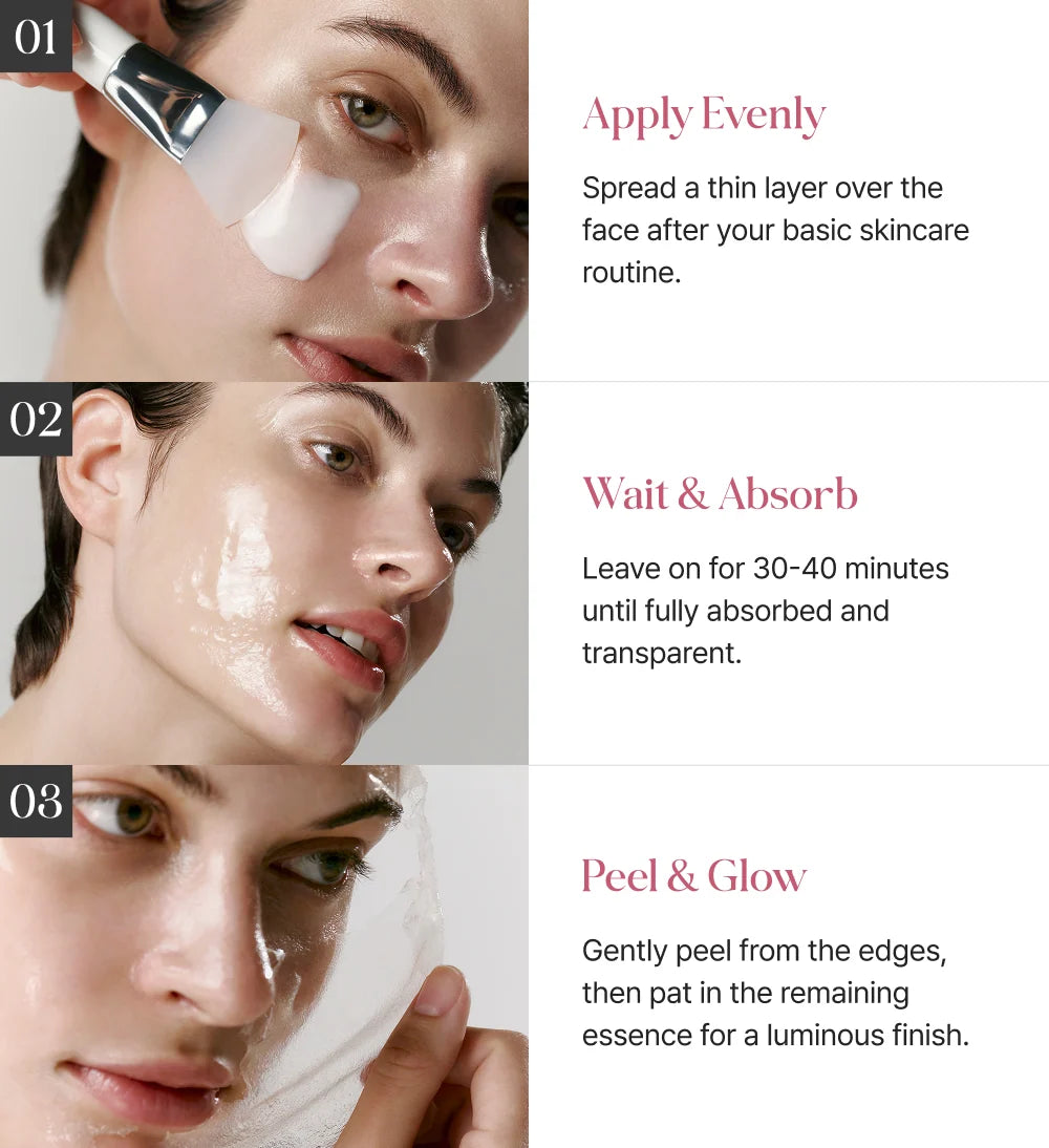 DELERE Glow Wrapping Face Mask