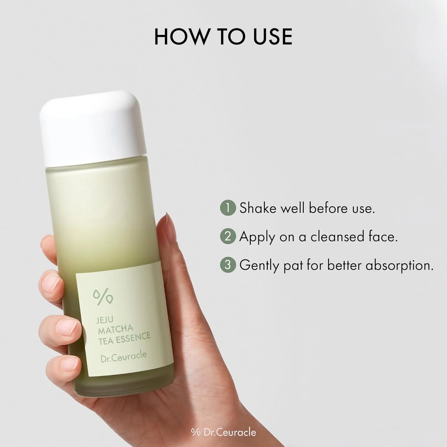 Egenskaper hos Dr.Ceuracle Jeju Matcha Tea Essence