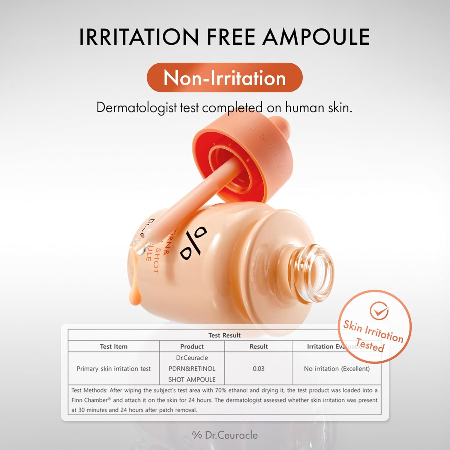 Egenskaper hos Dr.Ceuracle PDRN & Retinol Shot Ampoule