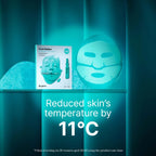 Dr. Jart+ ansiktsmask med allantoin för känslig hud, Cryo Rubber Mask som reducerar rodnad och ger fukt.