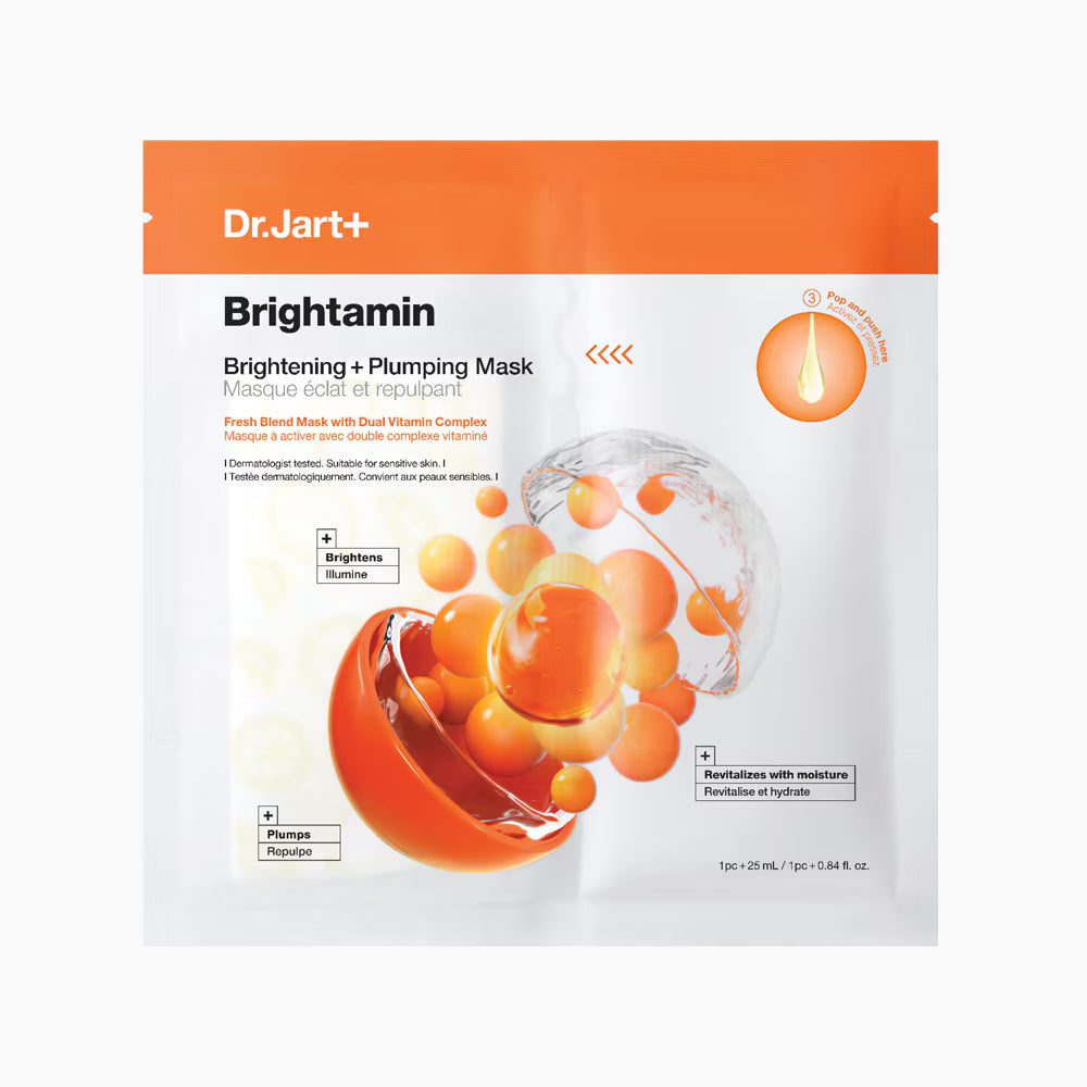 Dr.Jart Brightamin Brightening Plumping Mask 5 pack