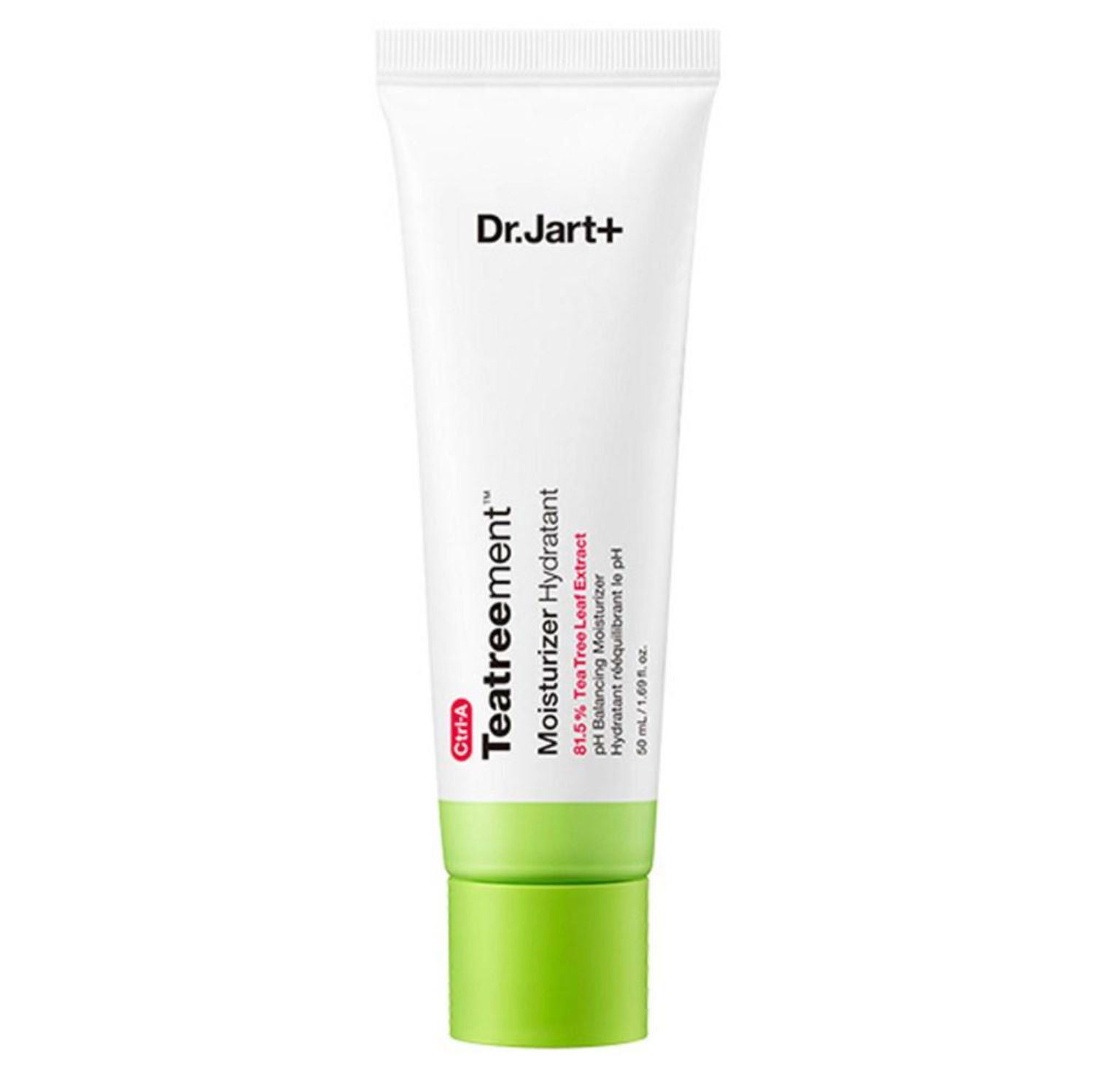 Dr.Jart+ CTRL-A Teatreement Moisturizer 100ml lightweight gel cream for oily and acne prone skin front view