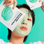 Close-up of Dr.Jart+ Pore Remedy green clay mud mask texture