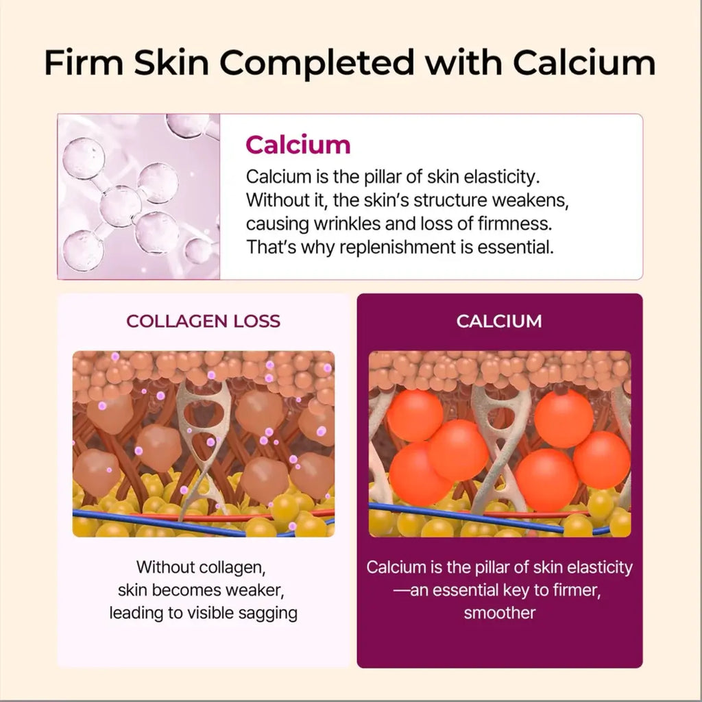 Calcium in Dr.Melaxin Multi Balm for firmer, smoother-looking skin