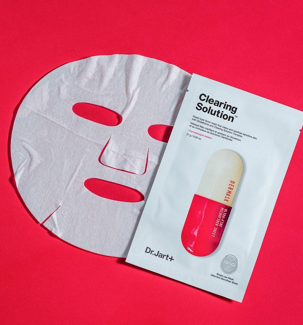 Dr.Jart+ Dermask Micro Jet Clearing Solution x 5pc koreansk Sheetmask