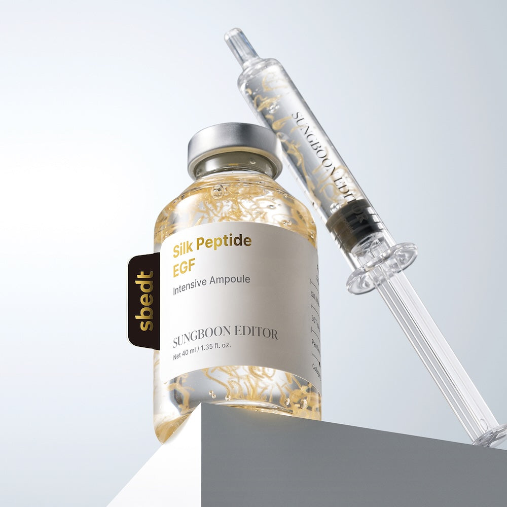 EGF peptide ampoule for firmer and smoother looking skin