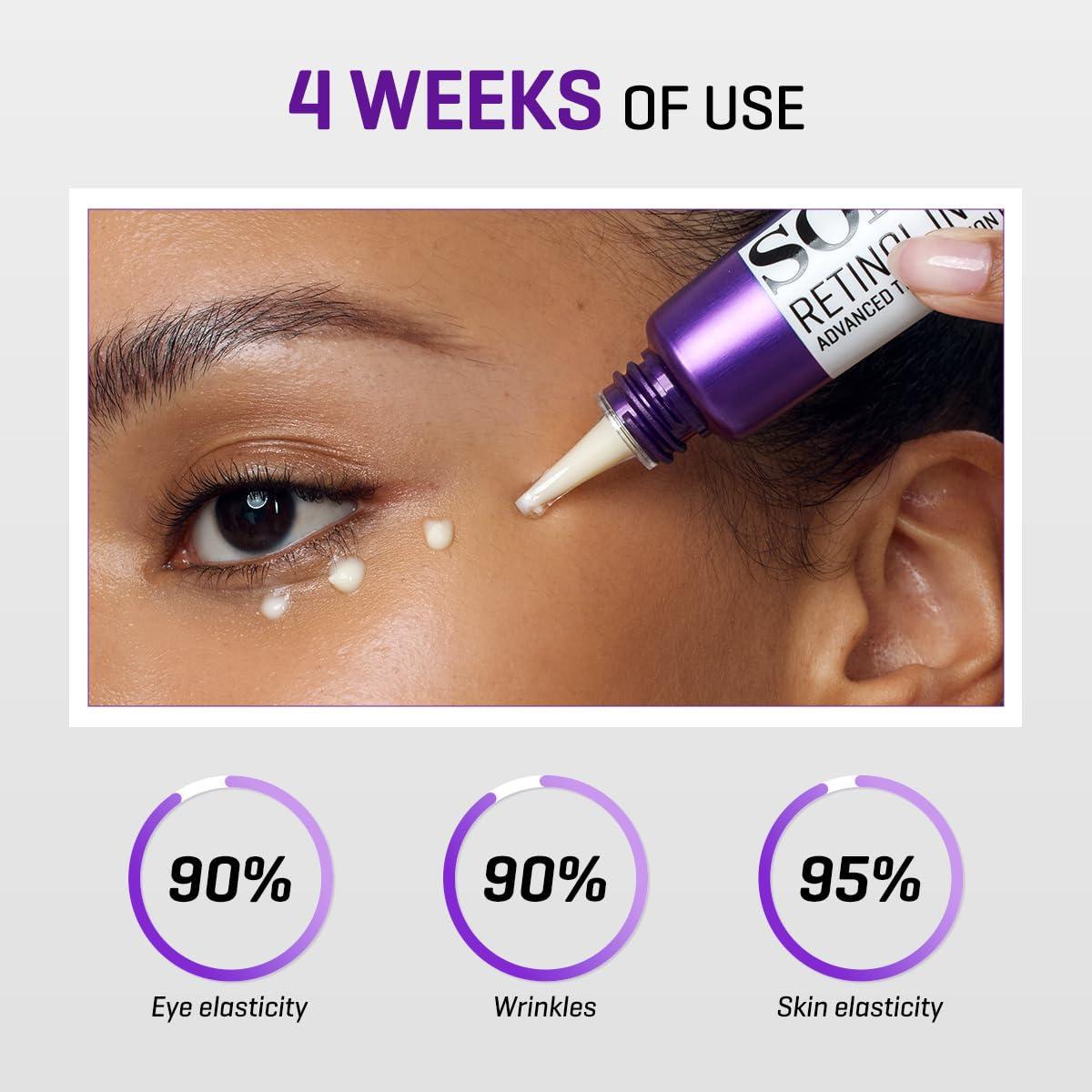 Eye cream with niacinamide for dark circles and brighter under eyes