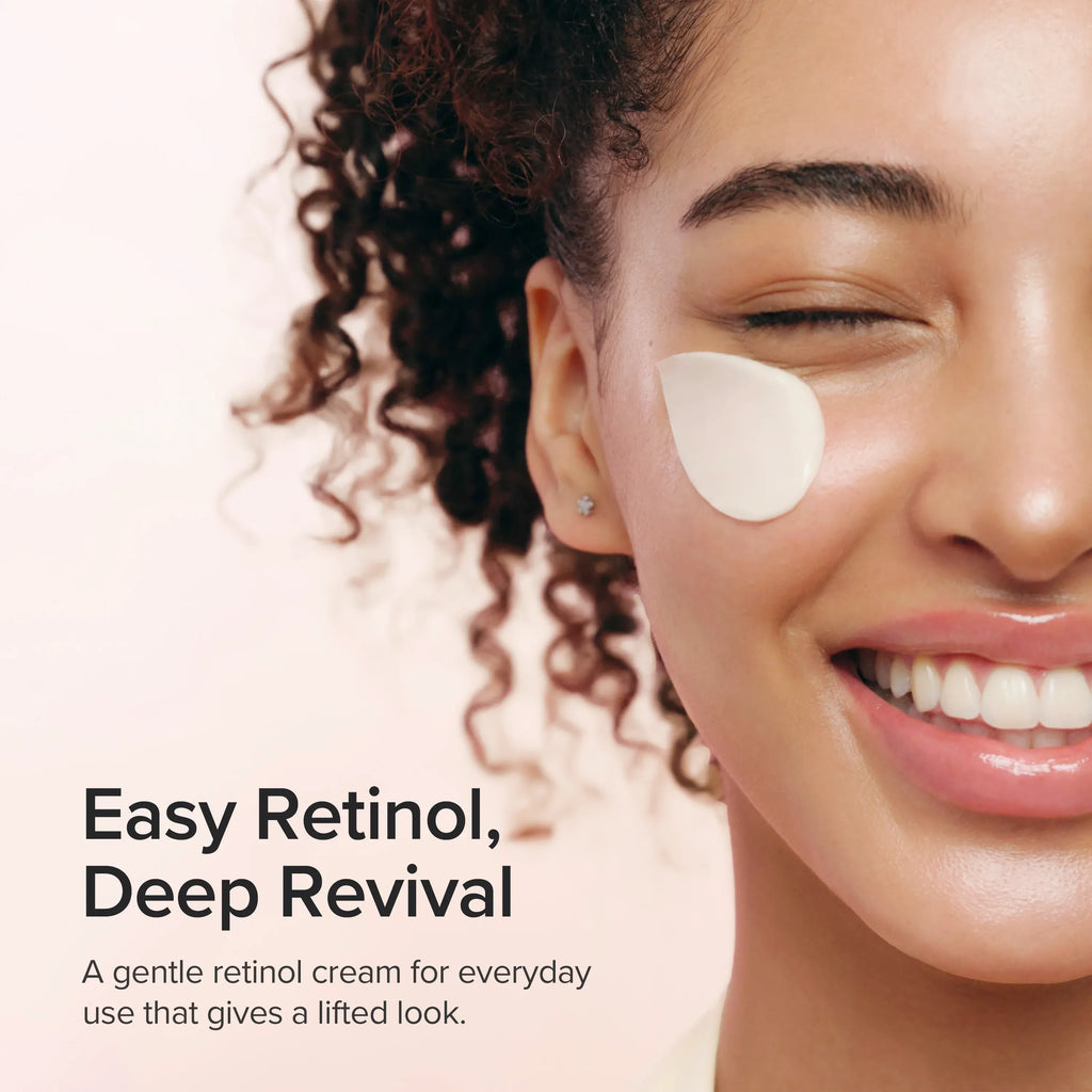 Firming moisturizer med retinol och Ceramide NP som stärker hudbarriären och återfuktar huden