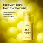 Brightening serum med glutathion och vitamin C för mörka fläckar, ojämn hudton och glåmig hud