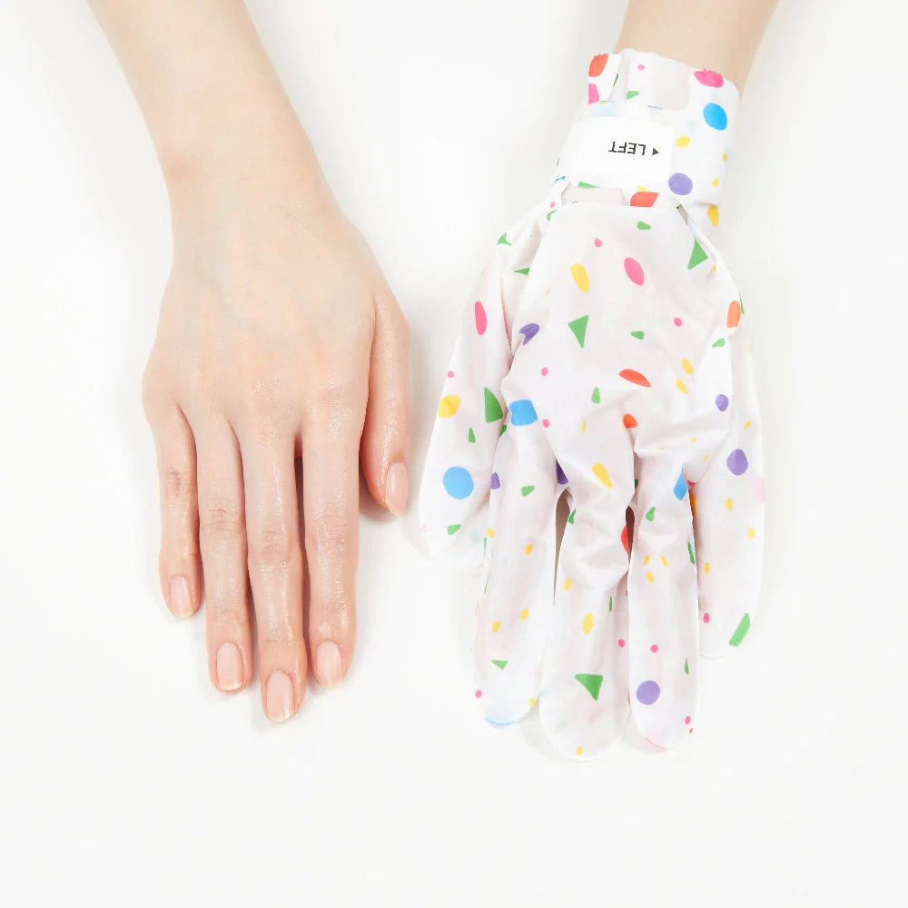 Hyaluronic acid hand treatment mask for deep hydration