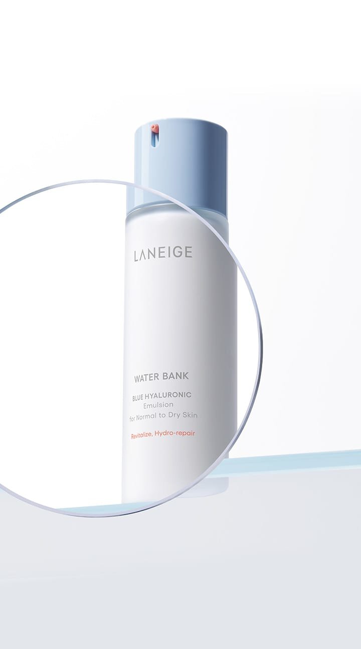 Koreansk emulsion för torr hud med lätt och snabbabsorberande formula